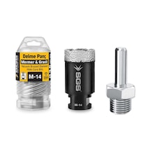 Sgs Mermer Ve Granit Delik Açma Pançı 14mm Ile 65 Mm Arası Seçenekli Ürün - 25 Mm