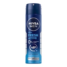 5 Adet Nivea Men Erkek Spray Deodorant Fresh Active 150 Ml