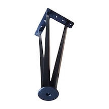 Metal Boru Ayak Kütük Masa Dresuar Kaşıklık Kitaplık Orta Sehpa Zigon Ayağı 45 Cm 1 Adet