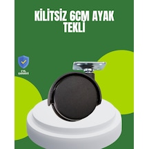 Kilitsiz 6 Cm Tekerlek Ayak Tek Adet Çok Renkli