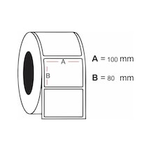 Ekstrafix Eko Termal Rulo Barkod Etiketi 80x100 500 Lü
