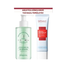 Cell Fusion C Aquatica Güneş Kremi SPF50+ 50 G + Dermal Cica X Mide Cleanser Oil 150 ML