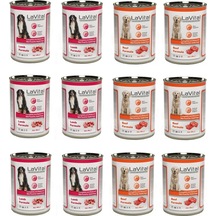 La Vital 2 Çeşit Karma Yetişkin Köpek Konservesi 12 x 400 G