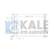 Audi Q5 2011-2016 Motor Su Radyatörü Kale 8K0121251K