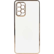 Galaxy Uyumlu A33 5g Kılıf Tchs Bark Kapak - Beyaz Beyaz