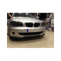 Bmw E87 1 Serisi Uyumlu Ön Lip Tampon Eki Body Kit Yumuşak Mat Siyah Kırılmaz