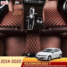 Volkswagen Golf7 2014-2020 5D Havuzlu Suni Deri Oto Paspas N11.7124