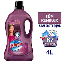 Bingo Sıvı Çamaşır Deterjanı Onaran Koruma Renkliler İçin 67 Yıkama 4 L