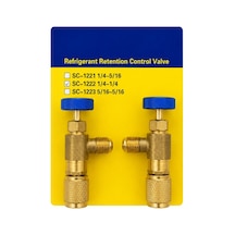 Hs-1222 R22 Gaz Vanası 1/4 Dişi - 1/4 Erkek Adaptör