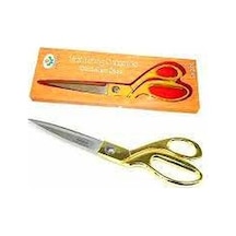 Taksun No-1250 Terzi Makası 10'' Gold Sarı Metal Saplı Lüx - 6'li Paket