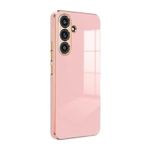 Samsung Galaxy S24 Fe Kılıf Volet Silikon - Pembe Çok Renkli
