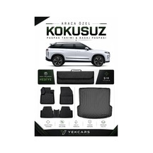 Jaeco 4x4 2026 Model Aracınıza Özel 4d Karbonlu Kauçuk Paspas Takımı Ve Bagaj Havuzu