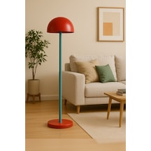Slimdome Redblue Metal Lambader Oturma Odası & Yatak Odası & Salon Lambader Kırmızı
