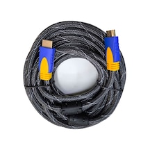 Hdmı Erkek Erkek Örgülü Kablo Hdmi 1080p V1.4 Örgülü Kablo 7m