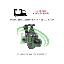 Rainbird 200 Pga Selenoid Vana 2" Bsp (63 Mm.) 24 Volt