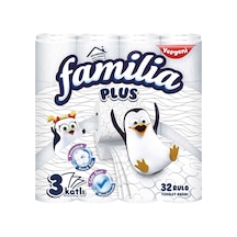 Familia 3 Katlı Tuvalet Kağıdı 32'li Paket - Pamuk Özlü, Hipoalerjenik Tarı