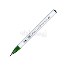 Zig Clean Color Real Brush Fırça  Uçlu Marker Kalem 044 Deep  Green