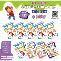 Mavi Deniz Yayınları 3 Sınıf Tam Set 9 Kitap