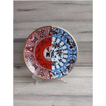 Konyax Servis Tabağı Set Porselen 6 Kişilik Nora Çok Renkli