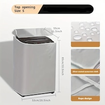 Gateesat Haier Ve Little Swan Dalga Tekerlekli Çamaşır Makinesi Kılıfı Toz Güneşlik Kapağı