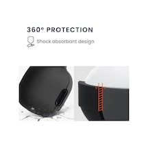 Soundcore Liberty 4 Nc İle Uyumlu Kılıf Silikon Koruyucu Yumuşak Silikon Darbeye Dayanıklı Koruyucu Yüksek Kaliteli Kılıf Liberty 4 Nc İçin Kancalı Koruma Lacivert