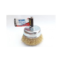 Ha10147 Pimli Sarı Tel Çanak Fırça 65 Mm