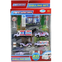 Helikopterli Metal Ambulans Seti Jp9105 Diğer
