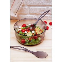 Kaşıklı Salata Kasesi Royaleks-82936 001 Siyah