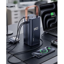 80000 Mah Taşınabilir Powerbank Süper Hızlı Şarj Çoklu Çıkış Ve Led Göstergeli - Lisinya Mavi