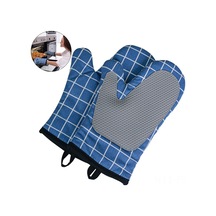 Hfambition Mavi 18x28cm Silikon Isıya Dayanıklı Fırın Eldiveni, Yumuşak Yataklı, Kaymazsız, Çift Paket, Mutfak Pişirme Ve Pastalarda Kullanım Diğer