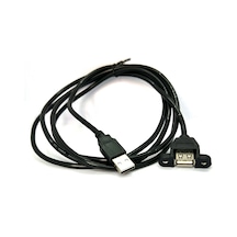Panel Tipi Dişi Erkek Usb Vidalı 2 Metre Usb Extension Usb Panel