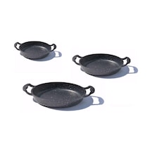 Akpa Home Akpa Döküm Granit 3lü Kapaksız Sahan Seti 18 20 22cm
