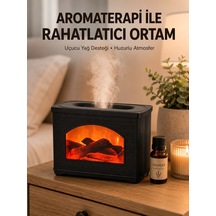 Aromaterapi Uyumlu Ultrasonik Oda Nemlendirici Ayarlanabilir Sis Çıkışlı Mh-hs8305-1124