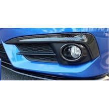 Honda Civic Fc5 Uyumlu Ön Sis Kaşı Ve Halka Kaplama Karbon