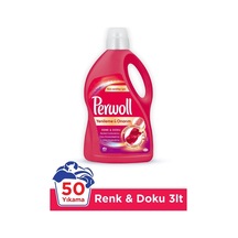 Perwoll Sıvı Çamaşır Deterjanı Renk Doku 50 Yıkama 3 Lt. X 3 Adet