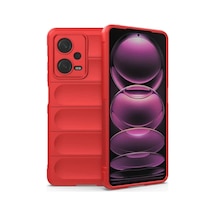 Xiaomi Redmi Note 12 4g Uyumlu Kılıf Optimum Silikon - Kırmızı