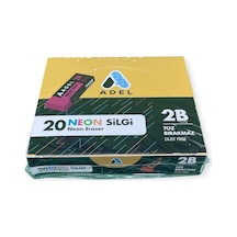 Silgi- Adel Neon Dust-free 4 Renk 20'li