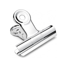 Metal Kıskaç Klips 64mm 12 Adet Paslanmaz Çelik Büyük Kağıt Klipsi, Evrak Fotoğraf Not Tutucu Çok Amaçlı Ofis Kırtasiye Klipsi Yaylı Kıskaç Cz-11 Diğer