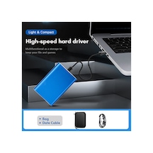 Tenfowee 2tb Taşınabilir Hdd - Usb 3.0 Yüksek Hız, Pc/laptop İçin Harici Disk - Siyah