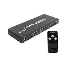 G 538h 3 Giriş 1 Çıkış Hdmı Swıtcher Toplayıcı Metal Kasa Adaptörlü