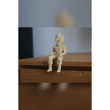 Zeroxo Oturan Savaşçı Figürü Dekoratif Biblo 4x8 Cm