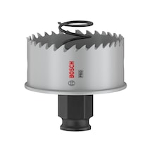 1 X Pro Sheet Metal Power Change Plus Delikli Testere Paslanmaz Çelik Levhalar, Çelik Levhalar, Ø 54 Mm, Profesyonel Aksesuar Döner Matkap/sürücü