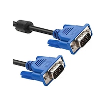 Vga155 5 Metre Vga Kablosu - 15 Pin 3+6 Erkek-erkek Lcd/projeksiyon Bağlantısı