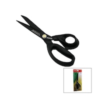 Brezilya Stili Terzi Makası Siyah - Yapışmaz Ergonomik Sap Gl-606