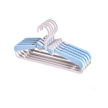 Mavi Ayarlanabilir Çocuk Askısı, Geri Çekilebilir Askı Uzatılabilir Elbise Askısı Kurutma Rafı Teleskopik Mavi