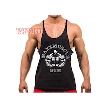 Tarzsokak Gym Tank Top Fitness Sporcu Atleti Gym146 Siyah