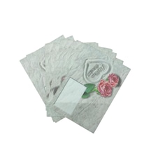 Keskin Color 13x18 Desenli Mektup Zarfı 10'lu Gül-5