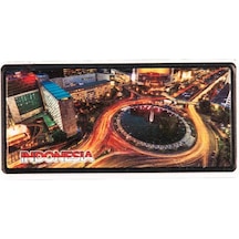 Endonezya Temalı Plaka Magnet