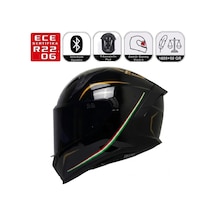M910 Born Motosiklet Kaskı Spoiler Mod Güneş Vizörlü Full Face Kask Çok Renkli