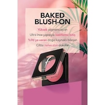 Baked Blush-on Yüksek Pigmentli & Doğal Işıltılı Fırınlanmış Allık 0